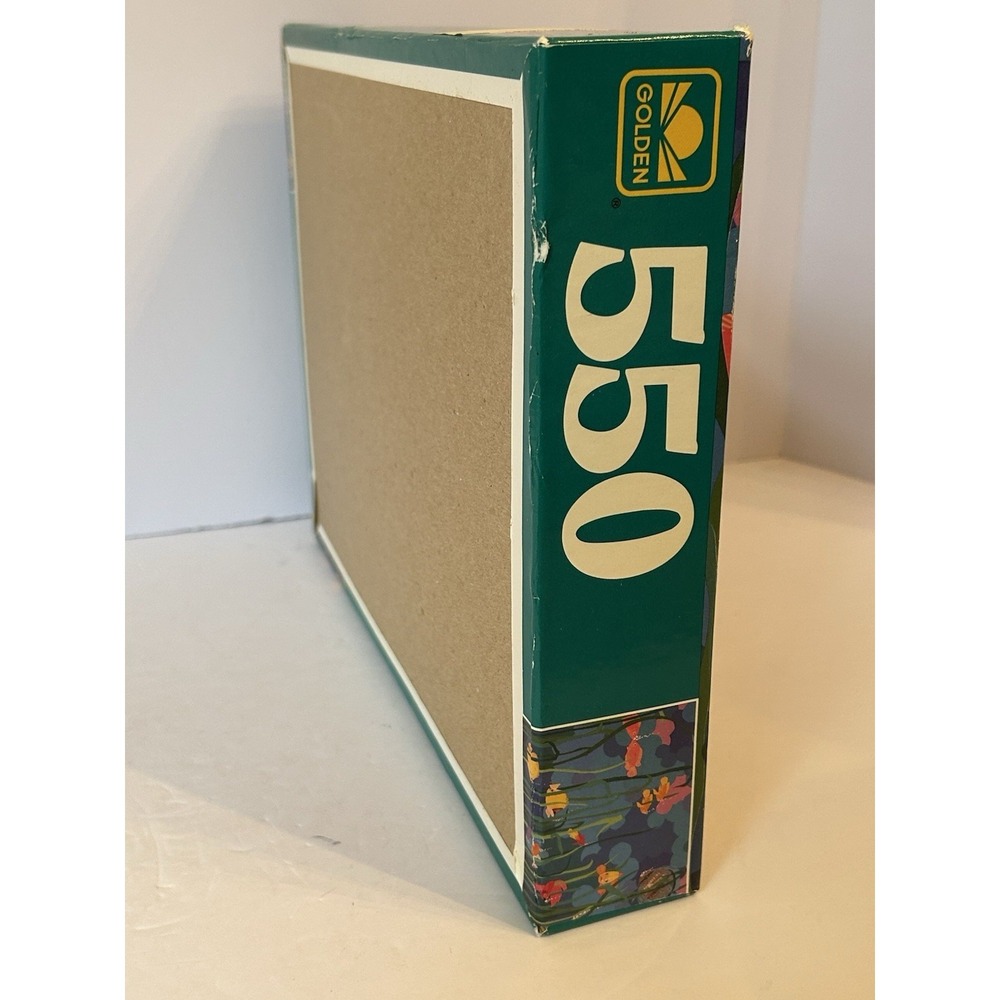 Vintage Factory Sealed-Golden 550 piece puzzle-1993, 4729D-48 Tropical Fish - Picture 2 of 5